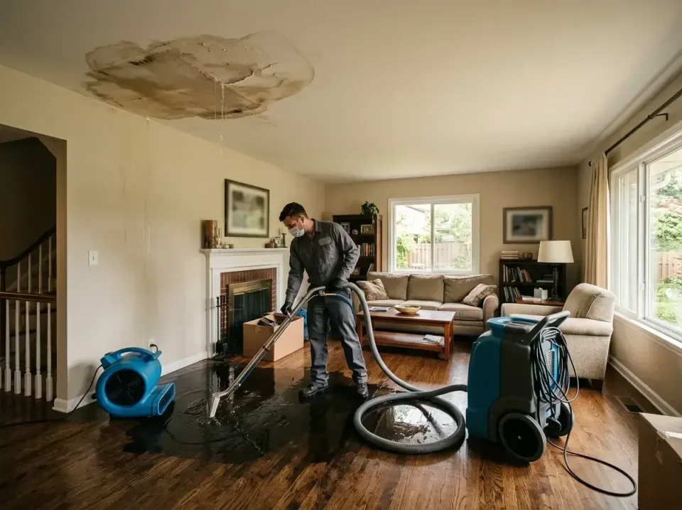 attic-pipe-burst-ceiling-drip-008 — frequently asked questions, Water Damage Restoration & Carpet Care in McConnell AFB, KS